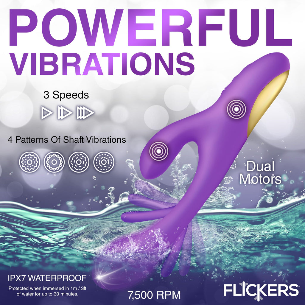 Flickers Tri-Flick Flicking Rabbit Vib