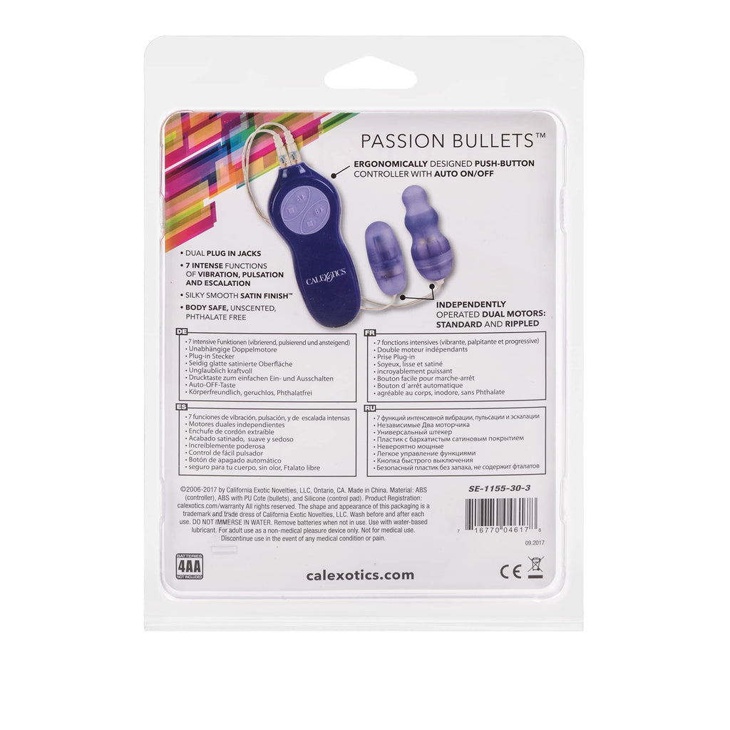 Calexotics Passion Bullets Bullet And Multi Probe, Purple (Se-1155-30-3)