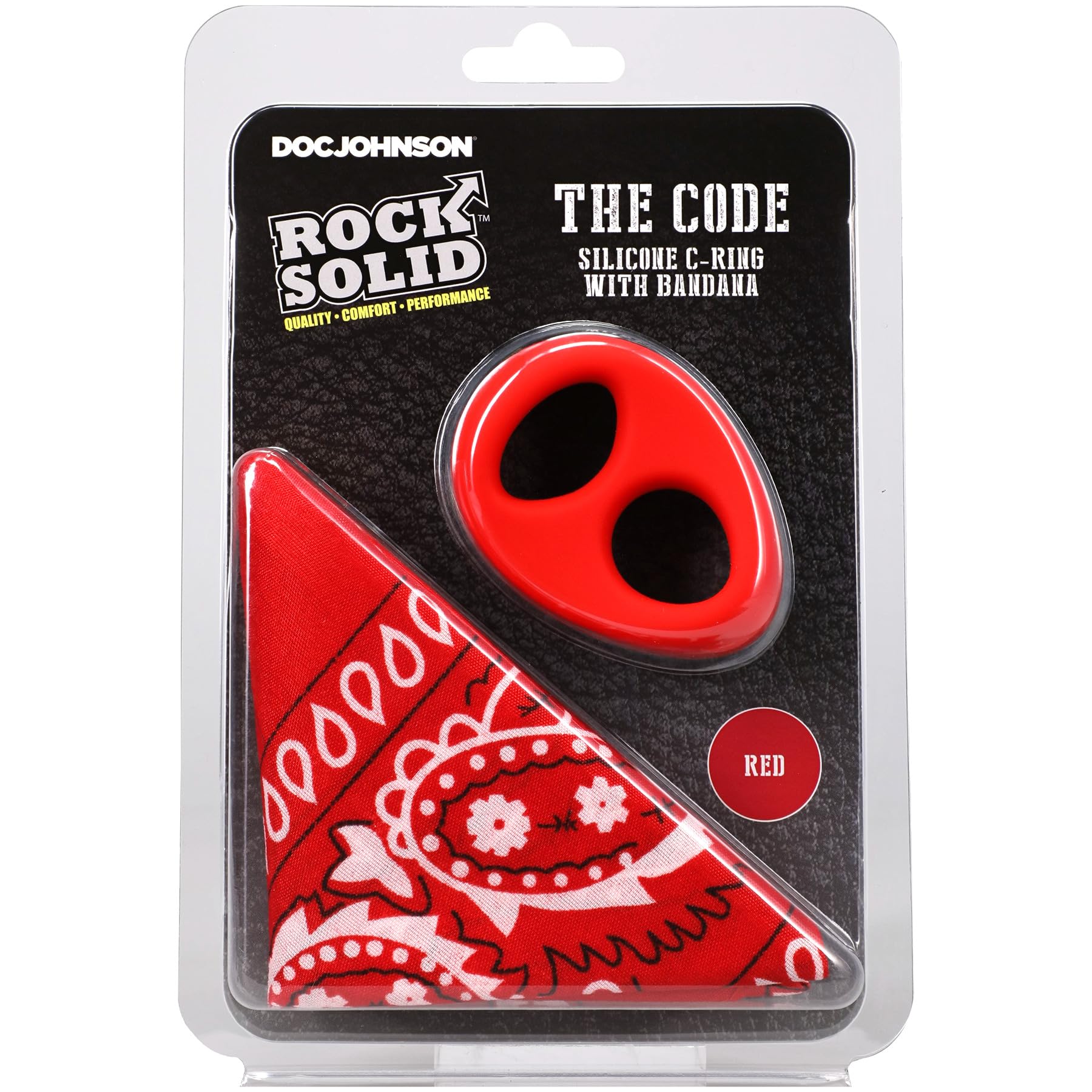 Rock Solid The Code C-Ring Bandana R/Bk