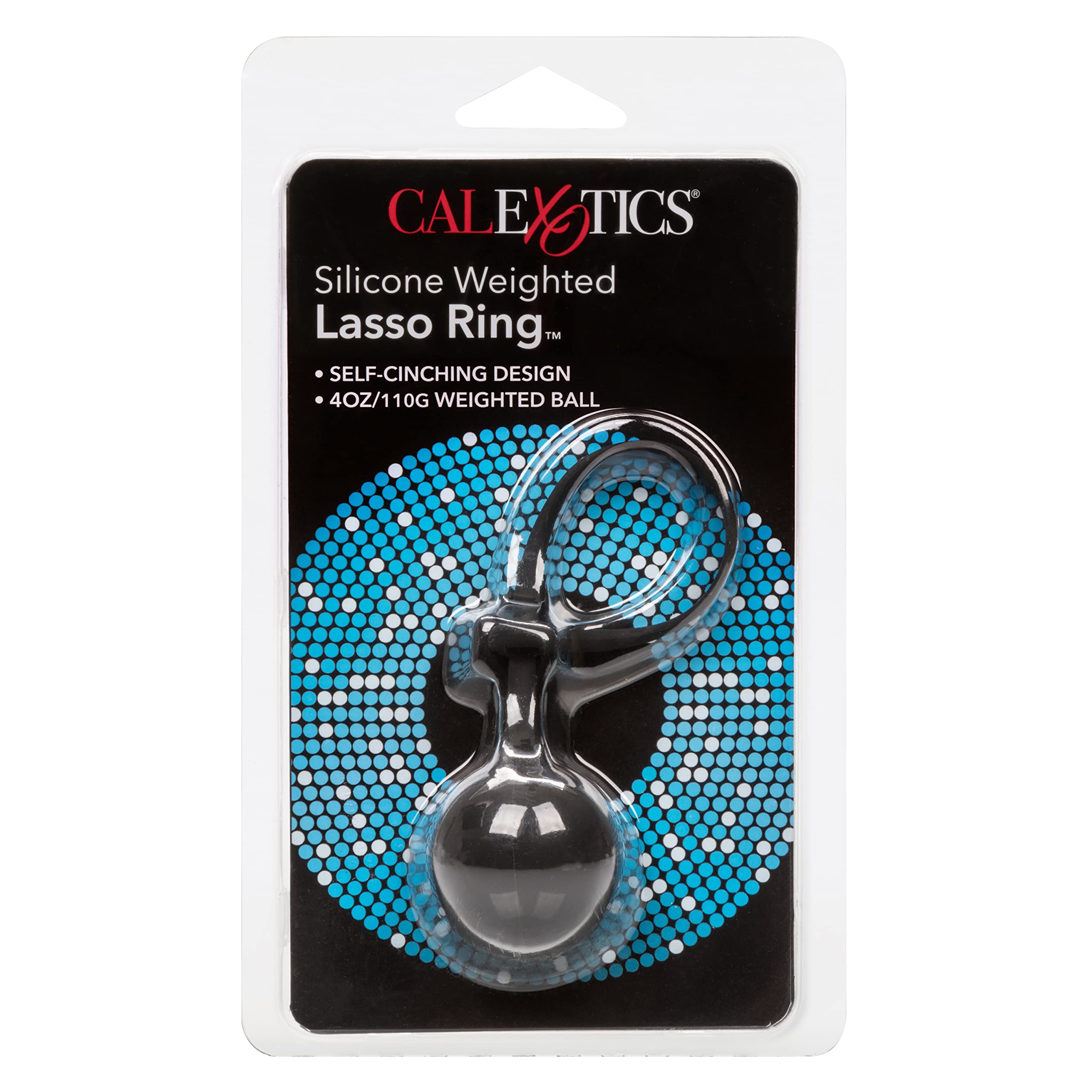 Calexotics Weighted Lasso Ring - Silicone Pleasure Weight Adult Sex Toy - Enhancement Cock Ring - Adult Prostate Stimulating Sex