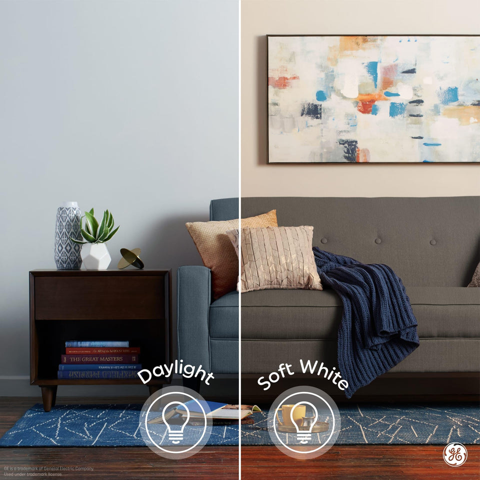 Ge Led Light Bulbs, 40 Watt, Soft White, A19 Bulbs (2 Pack)