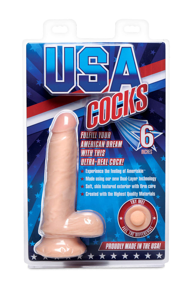 (D) Usa Cocks 6In Ameriskin Di Light