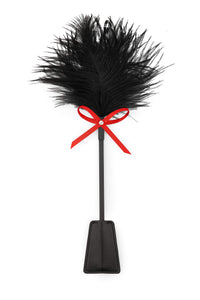 MALINERO Sex Feather Spanking Tickler Crop Fetish Adult Paddle BDSM Feathers Adult Whip Body Tickle Feathers SM Paddle French Ti
