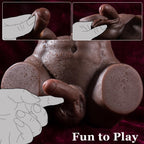7.5LB Male Sex Doll for Gay Men, Sex Toys with Gay Testicles Anal (Soft Dildo), 5.3in Tight Anus Men Sex Toys, Realistic Anal Se