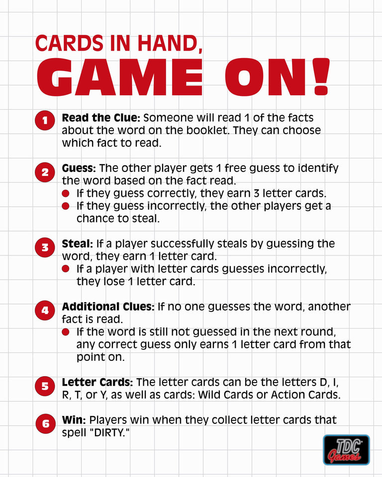 Tdc Games Original Dirty Minds Party Game