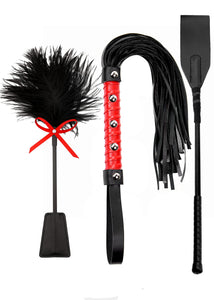 MALINERO Fetish Sex Toys BDSM Starter Kit Sex Whip for Spanking Adults Sets Feather Tickler for People