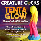 Creature Cocks Tenta-Glow Glow In The Dark Dildo