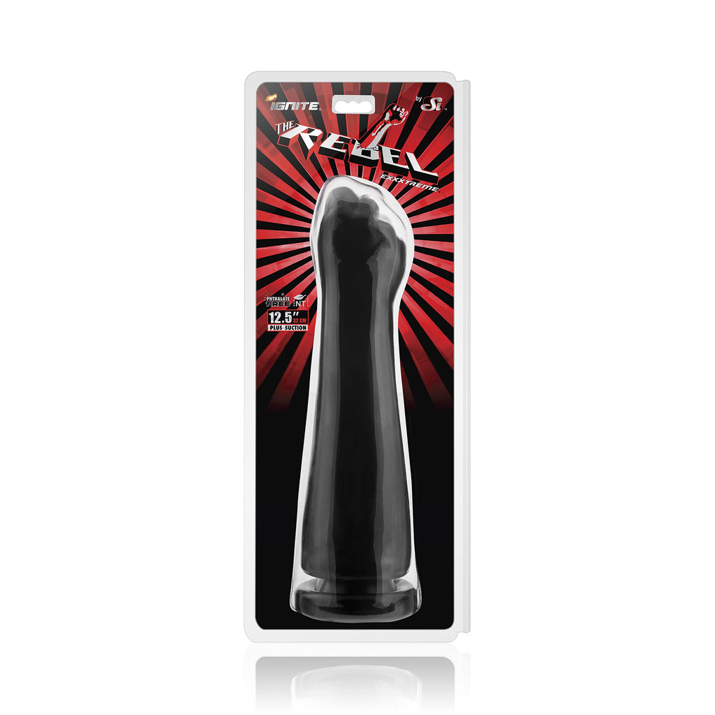 Ignite Rebel Extreme Hand Dildo, Black
