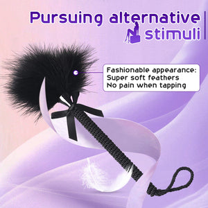 Sex Feather SM Feather Ticklers Spanking &Teasing Sexy Multifunctional Feathers Accessories SM Flirting Feather Black