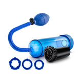 Blush Novelties Go Big Quickie Kit - Performance and Pleasure Enhancing System - Penis Pump for Longer Erection - Rings to Stay