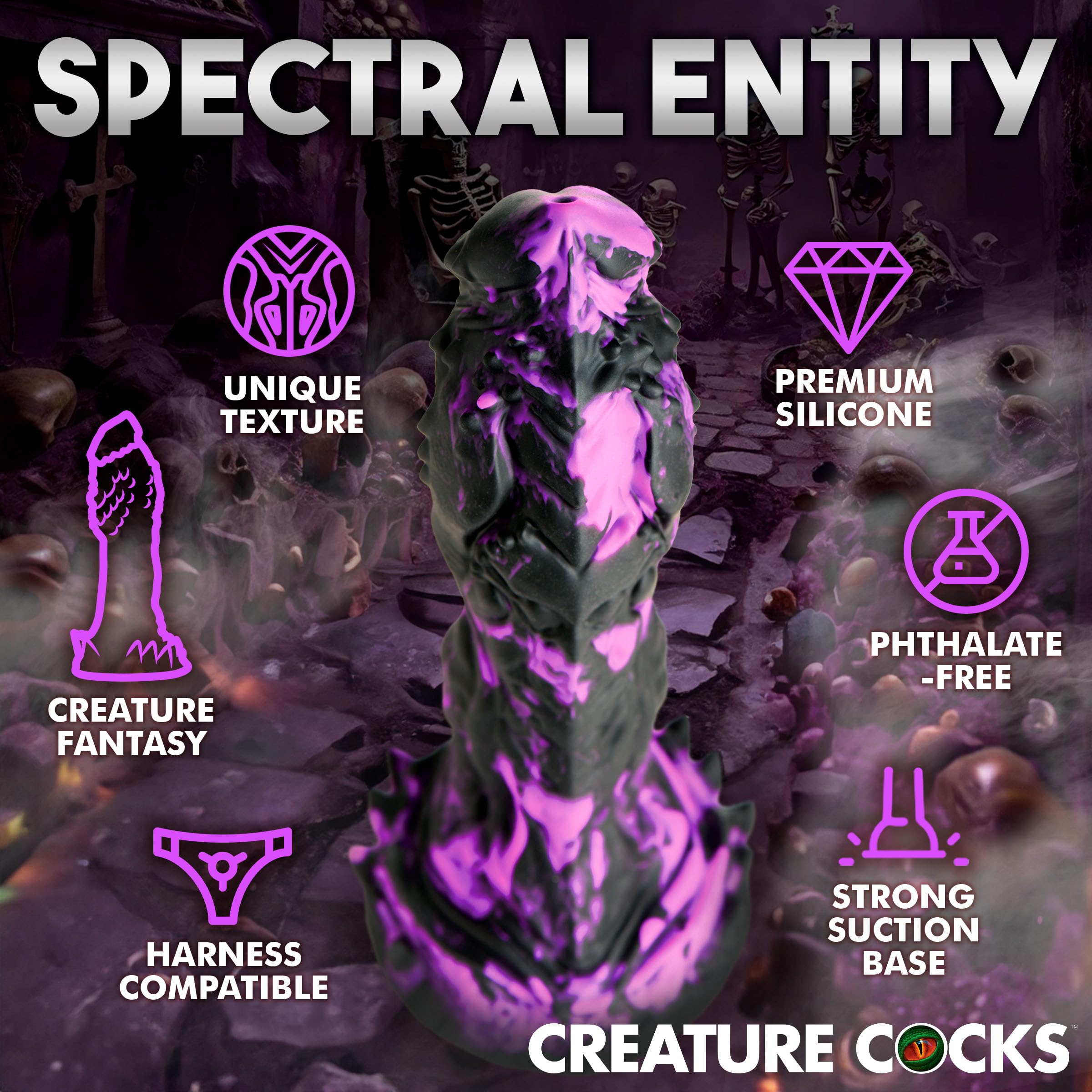 Creature Cocks Grim Silicone Dildo