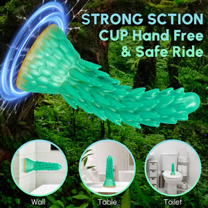 Dragon Dildo Sex Toys, 7.7 ' ' Monster Dildo with Suction Cup, Fantasy Huge Dildos, Silicone Butt Plug Anal Dildos for Women and