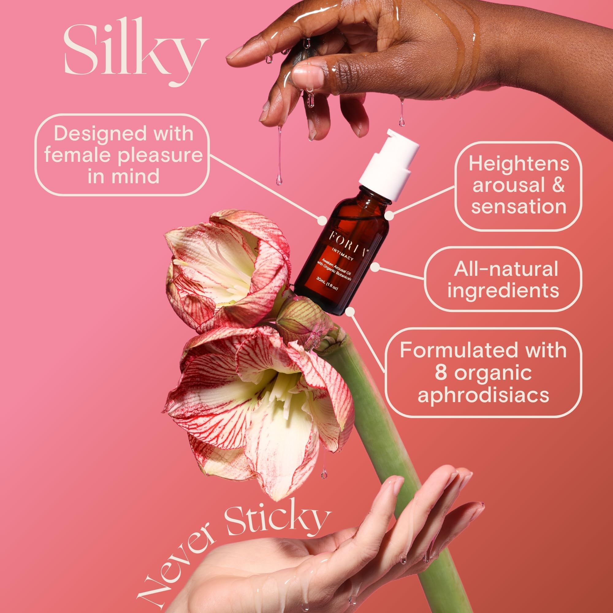 Foria Awaken Arousal Oil With Organic Botanicals