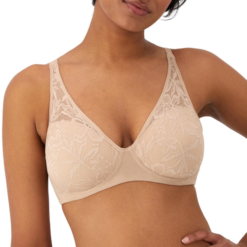 Bali Womens Breathe Modal T-Shirt, Breathable Wireless, Full-Coverage Convertible Bra
