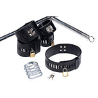 Master Series Stuck And Stuffed Stockade With Dildo, Grey (Ae970)