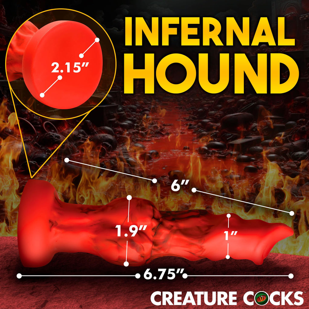 Creature Cocks Fire Hound Sili Dildo S