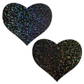 Pastease Love Black Glitter Hearts