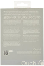 Ouch Beginners Legcuffs Furry  White