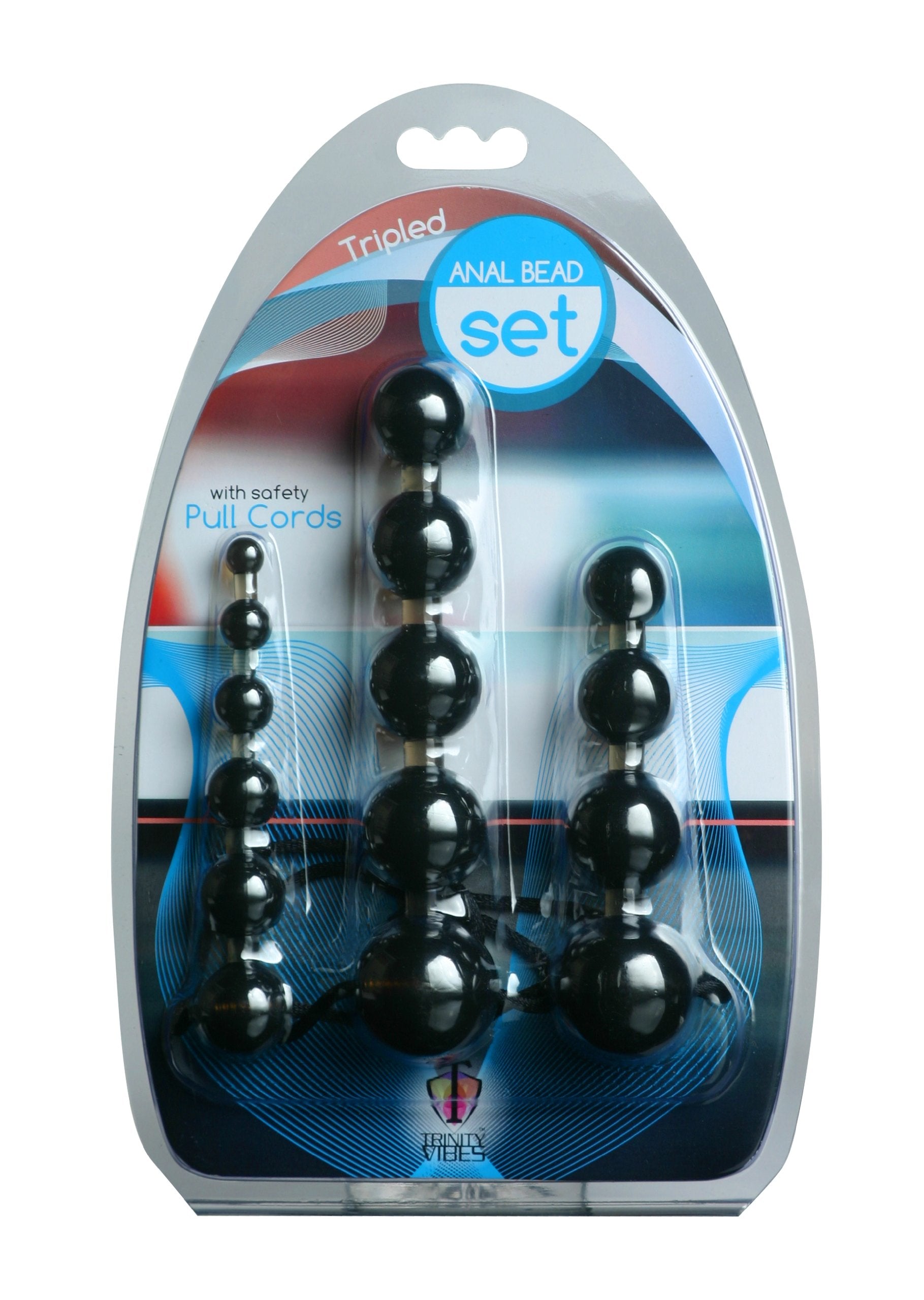 Trinity Vibes Tripled Anal Beads Set
