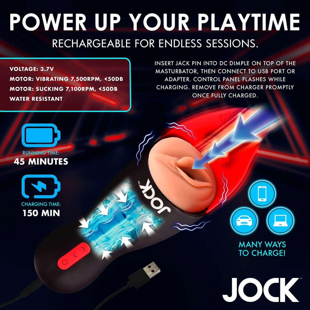 Jock Sucking & Vibrating Pussy Masturb