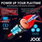 Jock Sucking & Vibrating Pussy Masturb