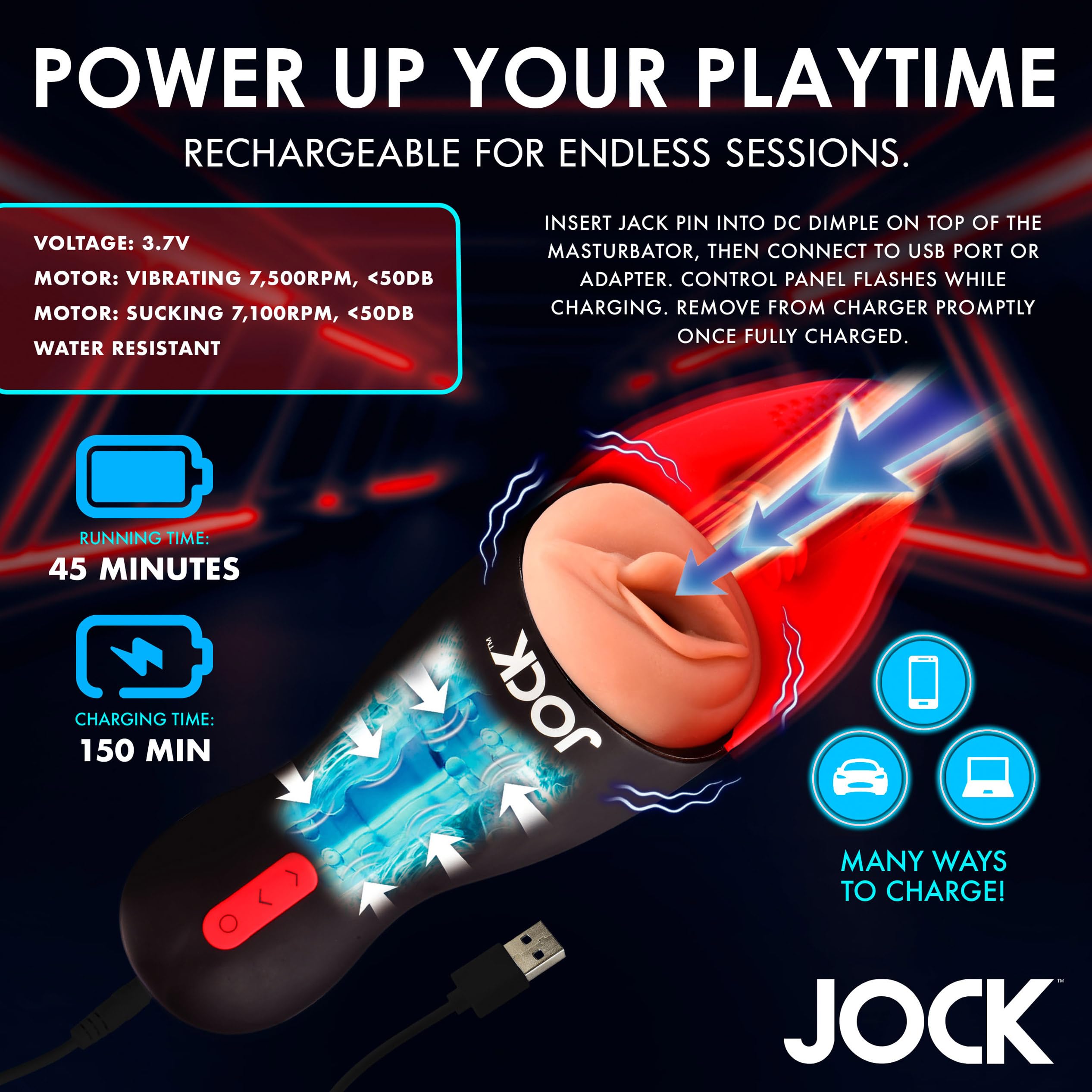 Jock Sucking & Vibrating Pussy Masturb