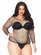 Leg Avenue Spandex Long Sleeved Industria Black Color