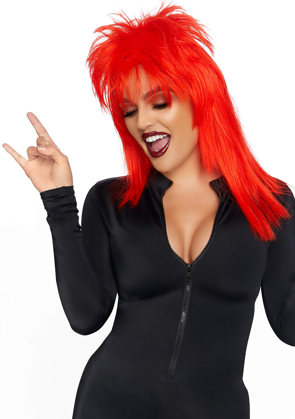 Leg Avenue 21 Unisex rockstar wig. Red Color