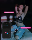 LOVENSE Gemini Vibrating Nipple Clamps, Bluetooth Adjustable Nipple Stimulator with App Remote Control, Rechargeable Sex Toys fo