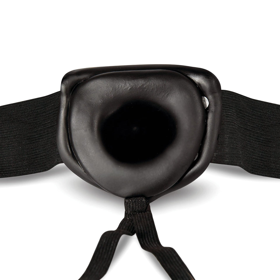 Dr. Skin - 6In Hollow Strap On - Black