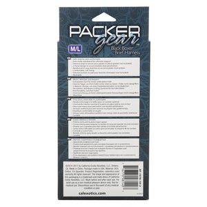 Calexotics Packer Gear Black Boxer Brief Harness - Adult Strap On Sex Toys For Couples,Multi,Medium/Large (Pack Of 1),Se-1576-10