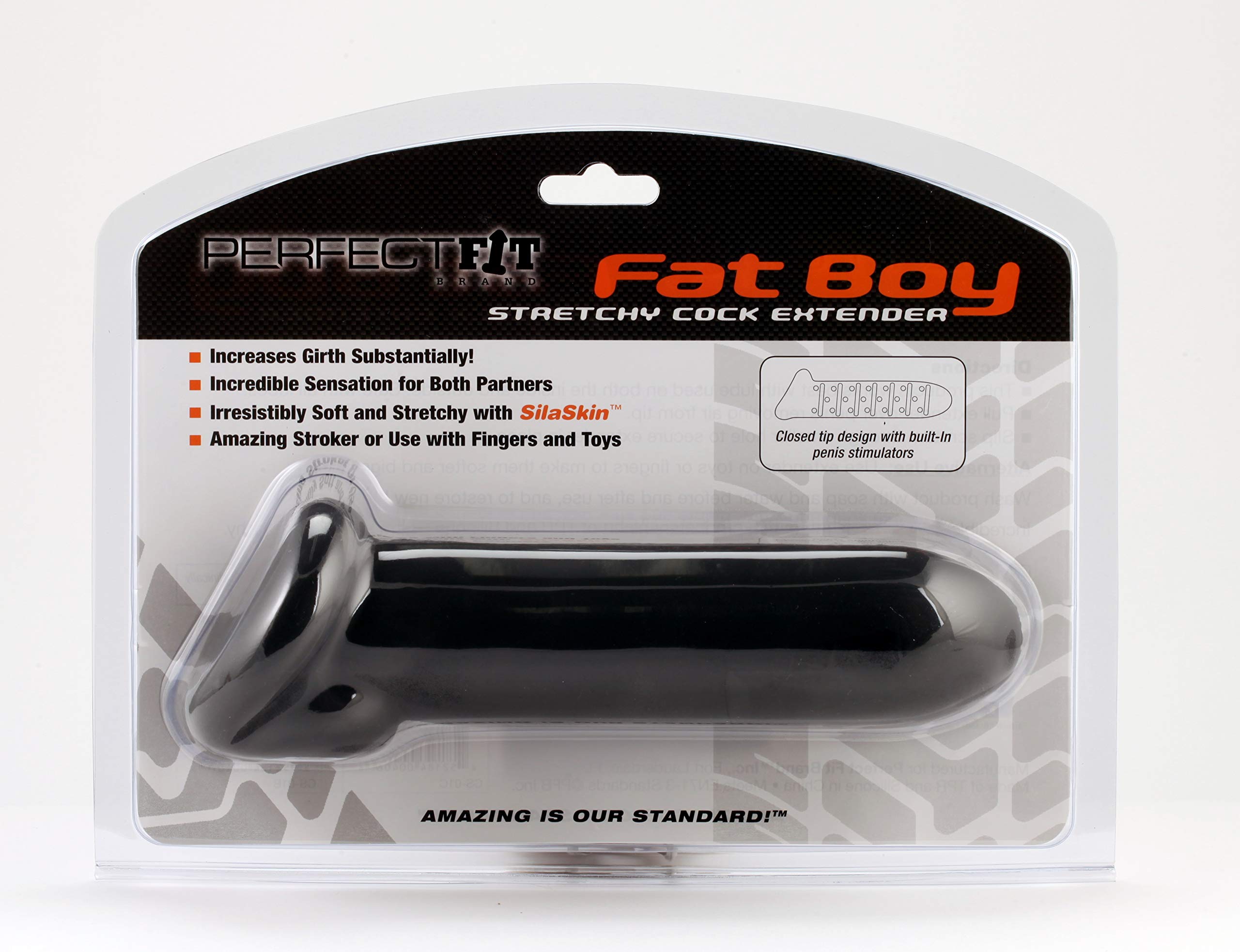 Perfect Fit Fat Boy Large Extender, Black