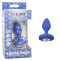 CalExotics Cheeky Gems Medium Rechargeable Vibrating Probe Anal Butt Plug Vibrator - Purple - SE-0443-20-3