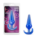 Blush Novelties B Yours Large Tapered See Through Soft Flexible Comfortable Bulb Butt Plug - Smooth Easy Insertion Intermediate 