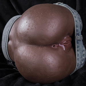 Hipgaga Black Sex Doll Male Masturbator Realistic Pocket Pussy Doll Adult Toys, 14 Lb Full Size Sex Dolls Ass Toy with Tight Pus