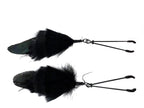 Nipple Clamp Tweezer Black, Feather, Black