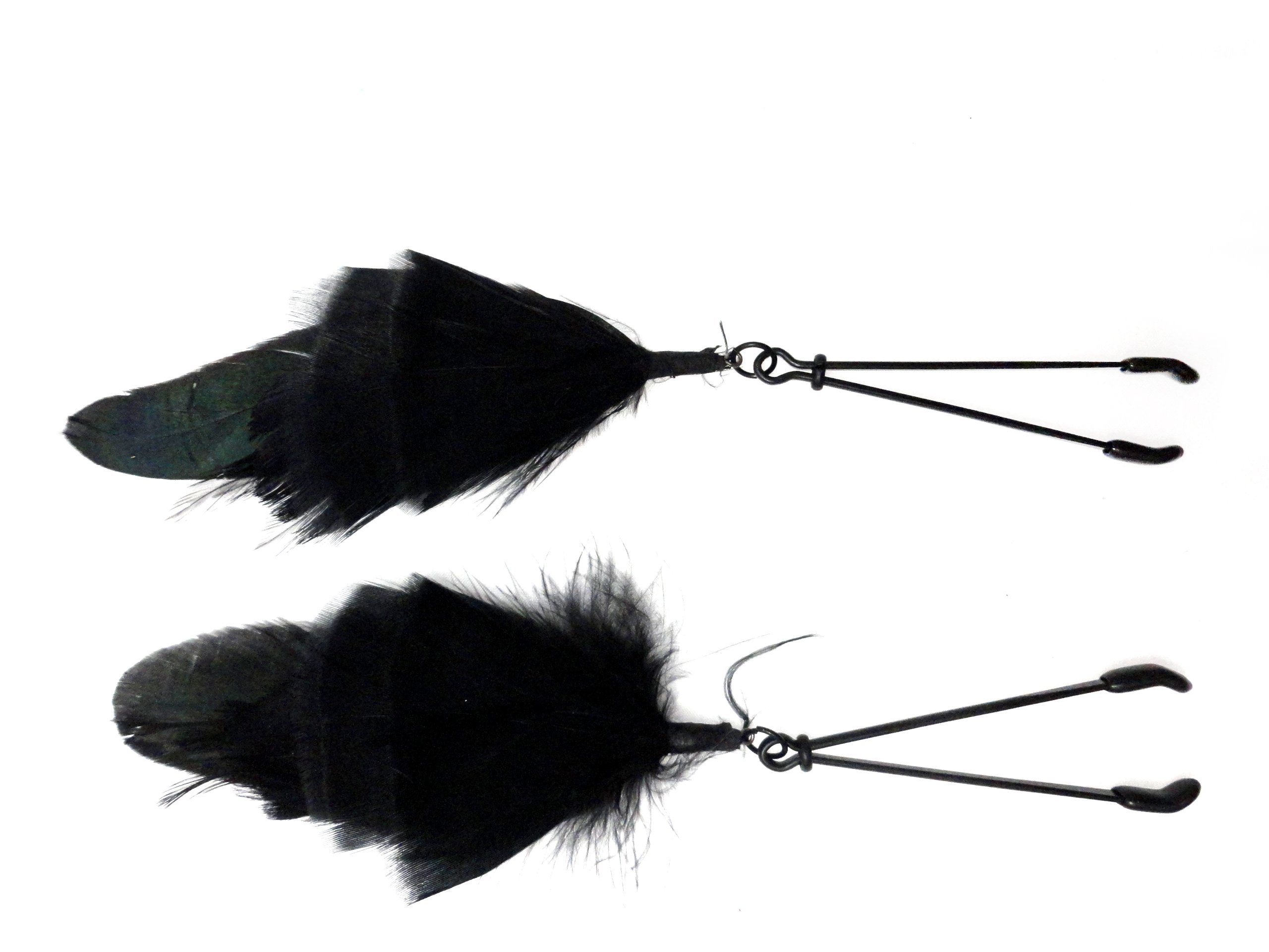 Nipple Clamp Tweezer Black, Feather, Black