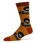 Mens and Womens Novelty Crew Exclusive Socks for Bob Ross, Oooh Yeah Funny Socks, Christmas Socks, Dress Cotton Socks, Size 8-1