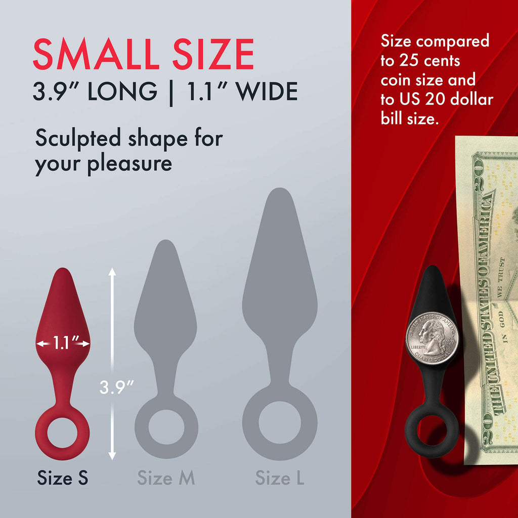 Forto F-10: Sili Plug W/Pull Ring Sm Bk