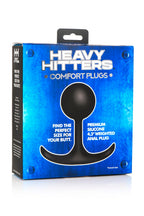 HEAVY HITTERS Premium Silicone Weighted Anal Plug for Men Women & Couples. Long Wear Comfort Butt Plug Sex Toy. Weighted Core wi