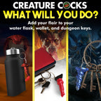 Creature Cocks 3Pc Silicone Keychain Set