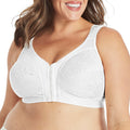Playtex womens 18 Hour Front-close Wirefree W/ Flex Back Us4695 Bras, White, 42DDD US