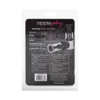 Calexotics Novelties Nipple Play Vacuum Twist Suckers, Black/Clear