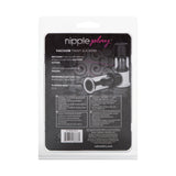Calexotics Novelties Nipple Play Vacuum Twist Suckers, Black/Clear