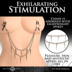 Master Series Daggers Double Chain Nipple Clamps