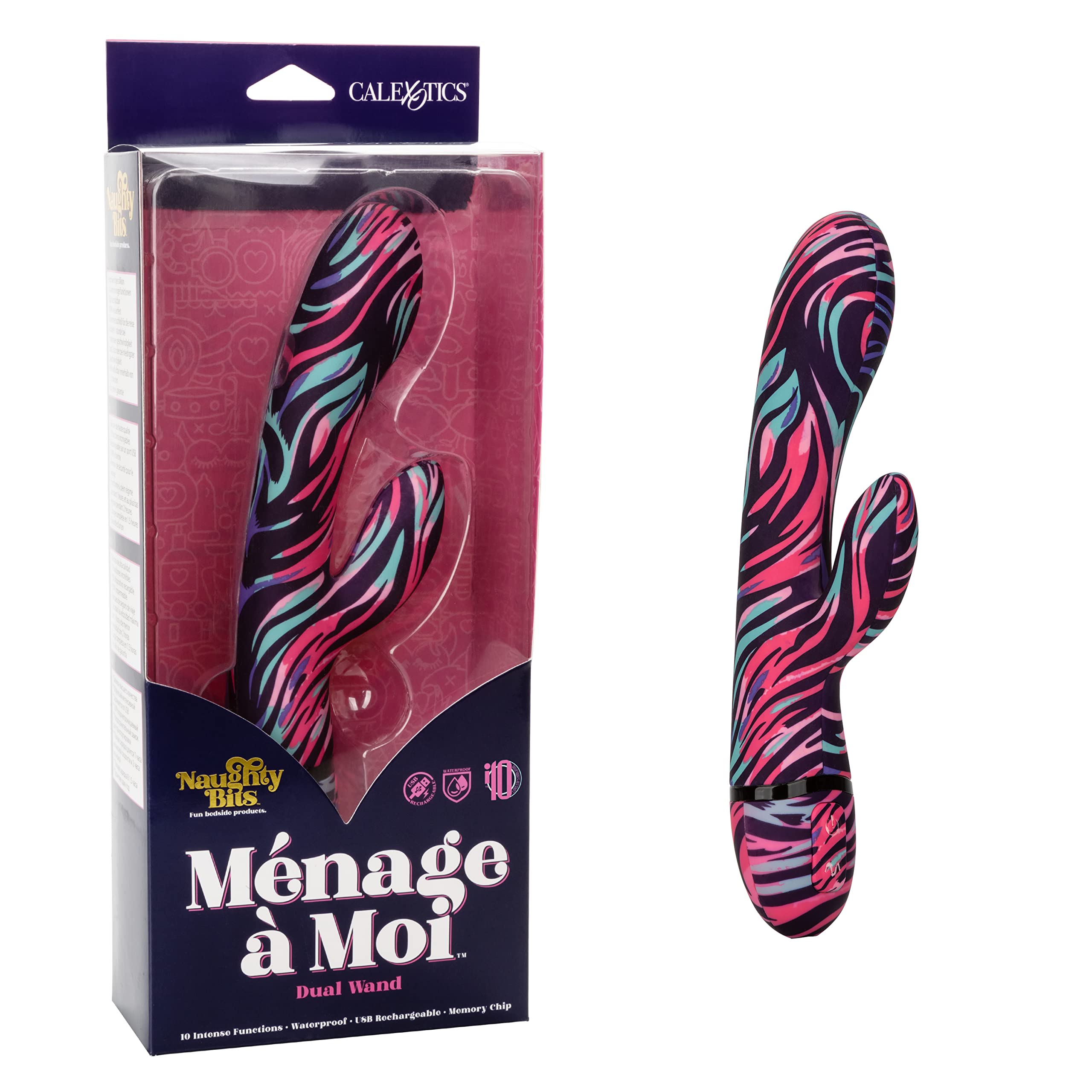 CalExotics Naughty Bits Menage  Moi Dual Wand