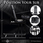 Master Series Adjustable Bondage Chair Sex Bench With Restraint Easy-Snap Straps. Bdsm Bench Kit For Men, Women And Adult Couple