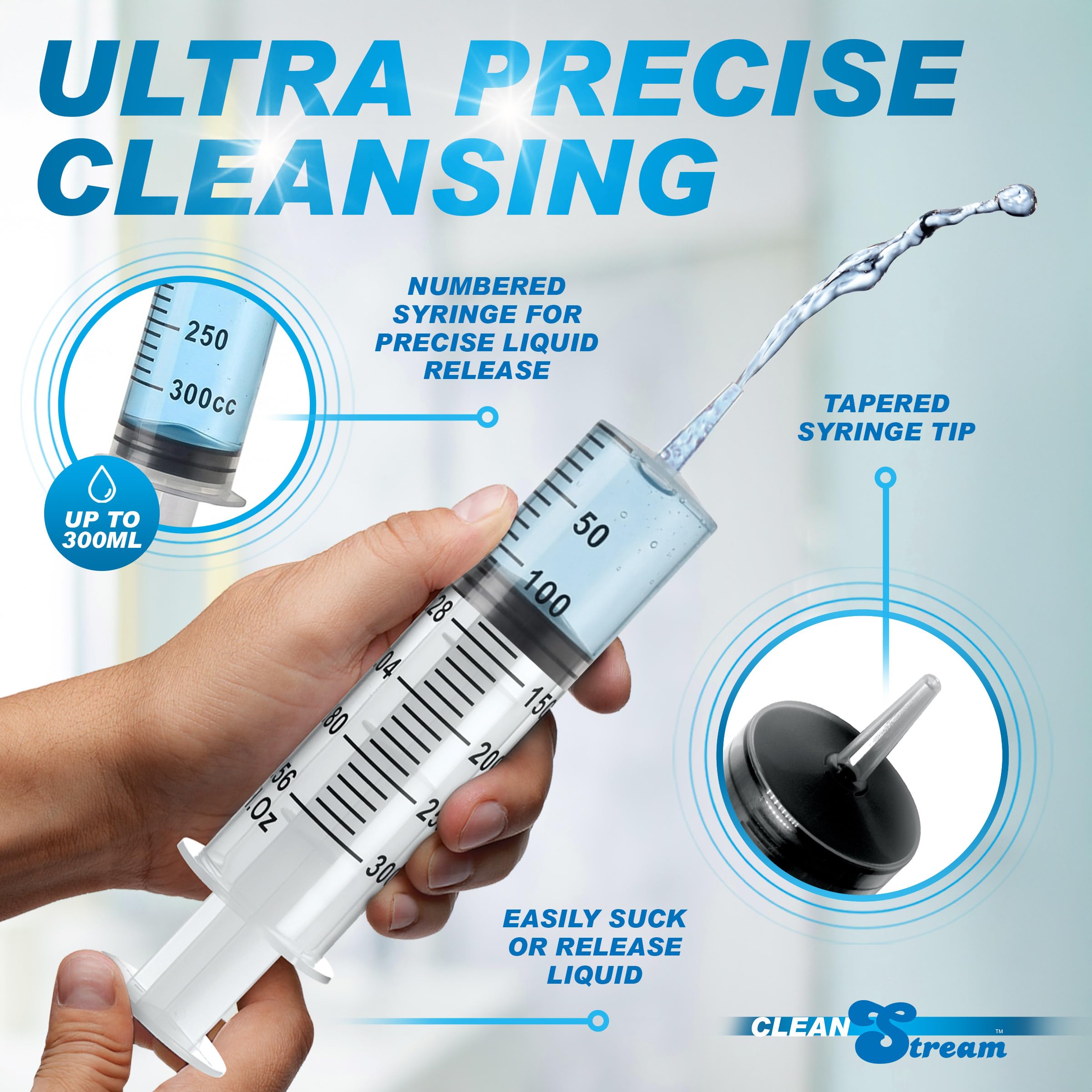 Cleanstream 300Ml Syringe With Tube
