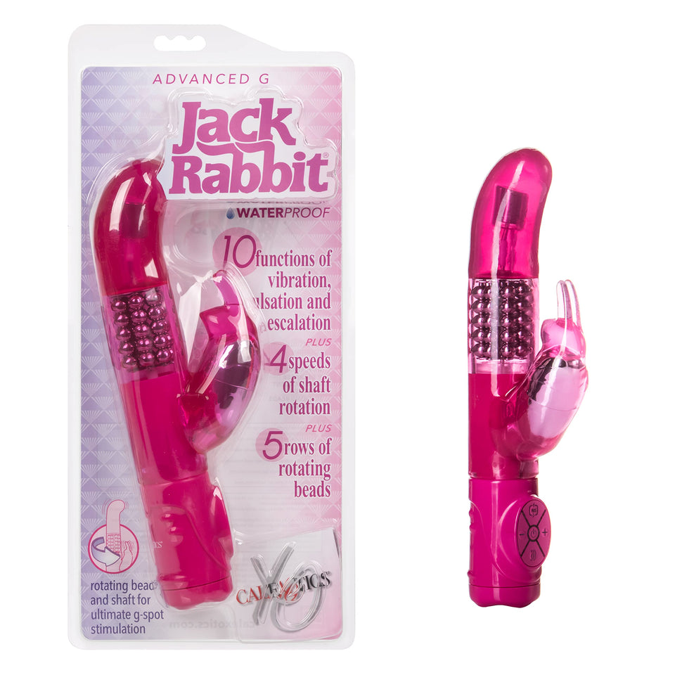 Calexotics Novelties Advanced G-Jack Rabbit Vibrator, Pink
