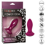 Calexotics Se-0385-07-3 Power Gem Vibrating Petite Crystal Probe - Purple